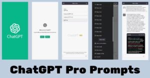 ChatGPt Pro Prompts